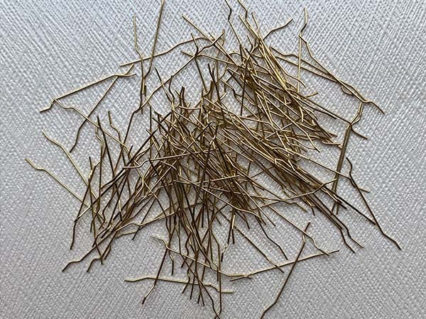 高强度镀铜微丝端勾型0.35X20