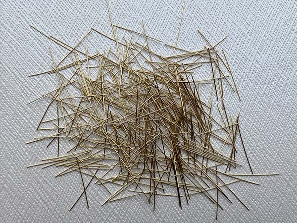 高强度镀铜微丝平直型0.22X13